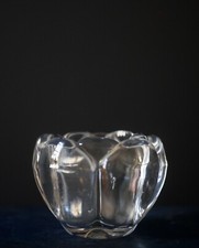 Royal Copenhagen Crystal Lotus Flower Candle Holder