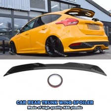 FOR FORD FOCUS MK3 2012-2018 Rear Roof Boot Trunk Spoiler Lip Wing Glossy AK