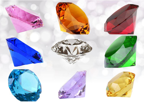 80mm glass diamond - 80mm,
