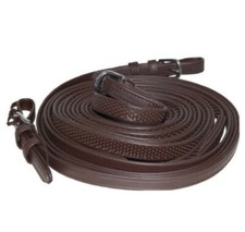 IDEAL EQUESTRIAN DRIVING REINS EuroTech Bubble grip - Single