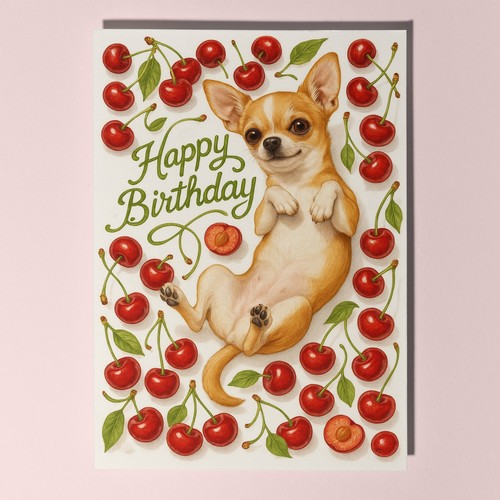 Sweet cherry chihuahua - dog,