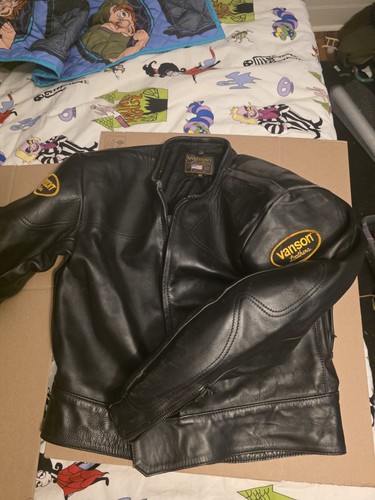 Vanson leather motorcycle - leather,
