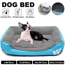 Extra Large Dog Bed Cat Pet Washable Cushion Puppy Mattress Soft Warm Calming UK