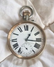 Nickel Plated 'Doxa' Argentan Depose Pocket Watch 65mm