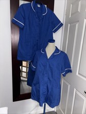 Alexandra Workwear Nurse Uniform Tunics X2 Royal Blue Size 104cm Size 16