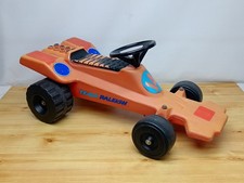 Vintage 1970s Team Raleigh Sit / Ride On F1 Racing Car Toy - Clearance Find 