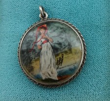 Art Deco Silver Pendant