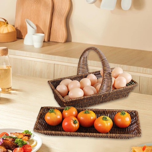 2pcs imitation rattan storage - 2pcs,