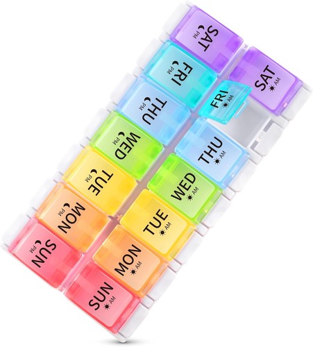 Weekly pill box days - 7, times
