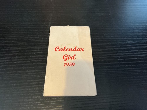 Vintage 1959 calendar - vintage,