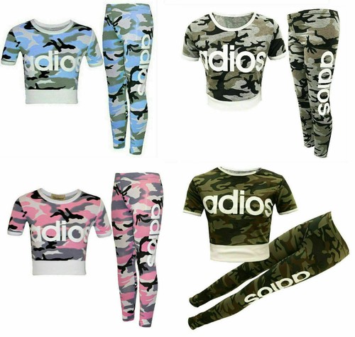 Girls kids adios camouflage - girls,