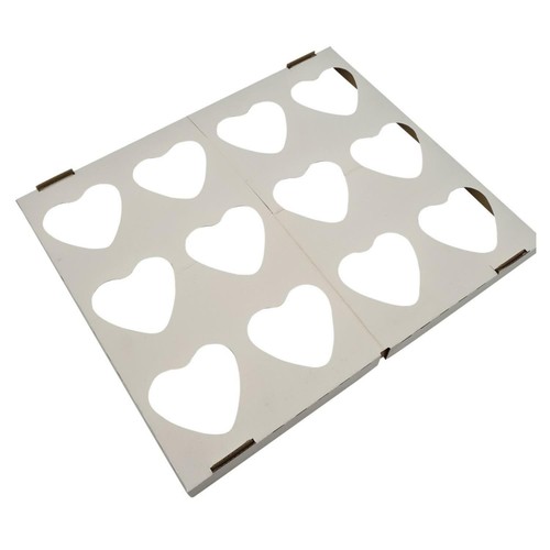 Tray for heart shaped - for, 12
