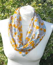 Infinity scar polyester ochre