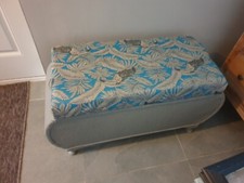 Lloyd Loom Upcycled Ottomen