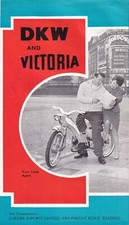 DKW AND VICTORIA MOPED BROCHURE, SOLE CONCESSIONAIRES EUROPA IMPORTS LIMITED.