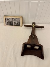 Antique Stereo Viewer With A Selction Of Images