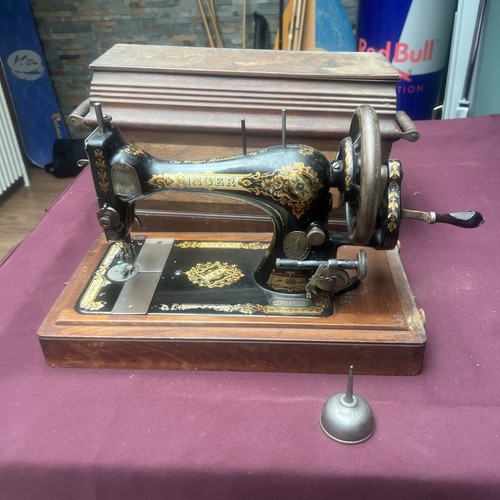 Singer hand crank sewing - crank,