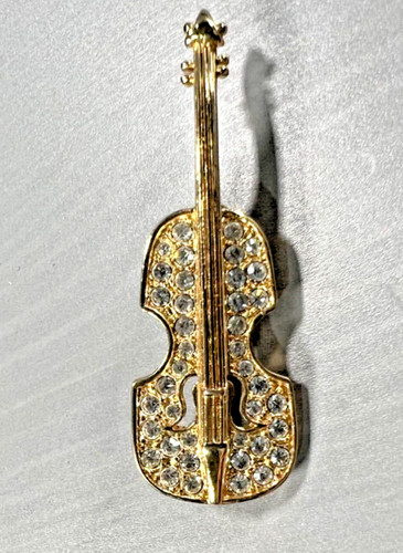 Brooch violin - brooch,