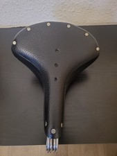 Brooks B33 Black Genuine Leather Saddle from Pashley Roadster Bicycle