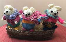 Sweet knitted toy baby - 3,
