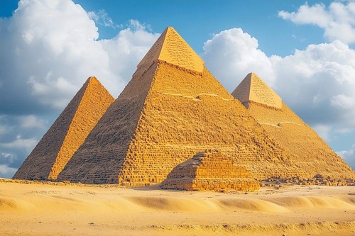 Egyptian pyramids canvas - pyramids,