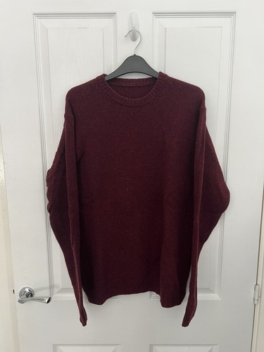 Muji wool jumper red - jumper, |