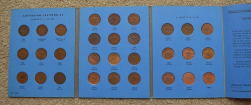 Australian halfpennies - australian,