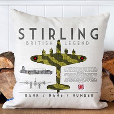 Short Stirling Cushion Cover
