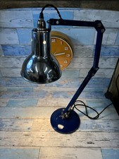 Memlite 3 Arm Industrial Vintage Table  Lamp - 1960s Machinist Light,