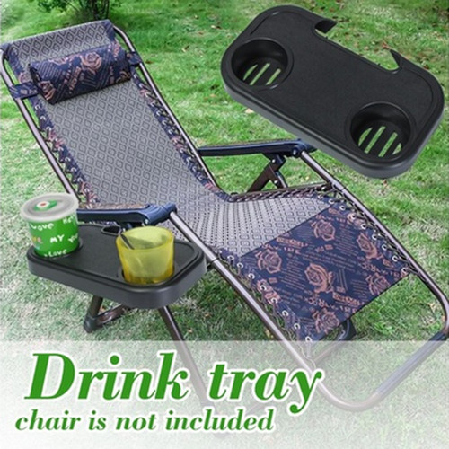 Clip side table tray cup - on,
