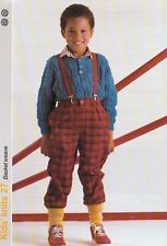 Child's Knitting Kid Knits 27. Basket Weave Sweater Used Not Copies