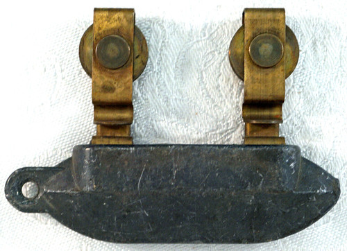Antique lead brass trolley - &,