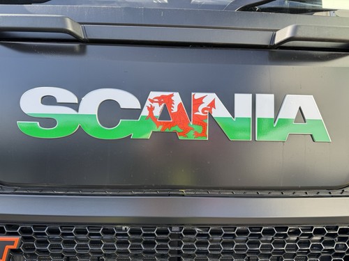 Scania cab front - , badge