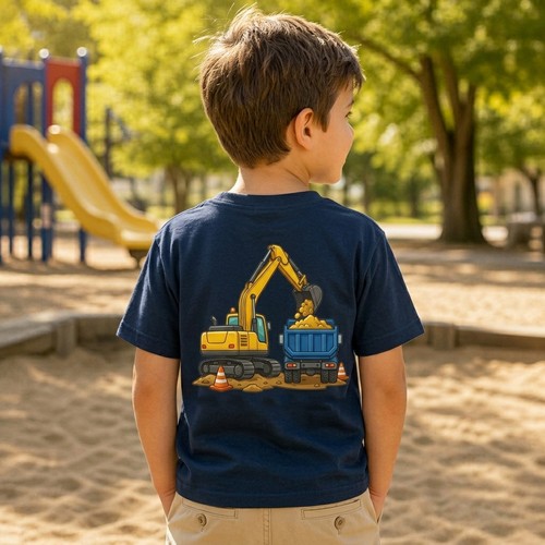 Construction digger work - construction, in