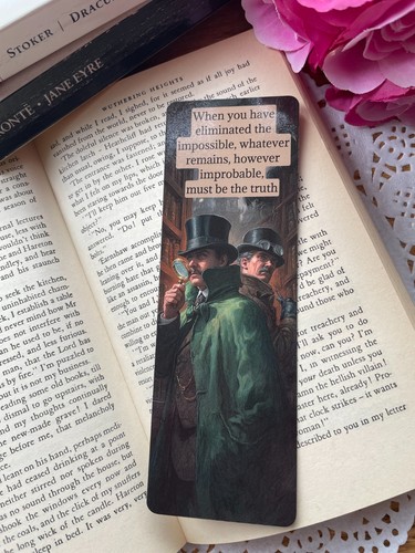 Sherlock holmes quote bookmark - holmes,