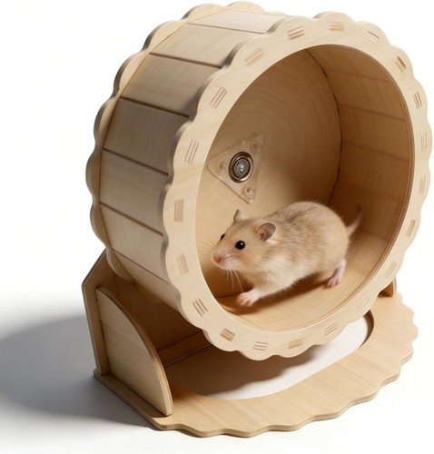 Wooden hamster wheel - wheel, 26cm