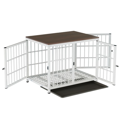 Wooden style spacious dog - wooden,