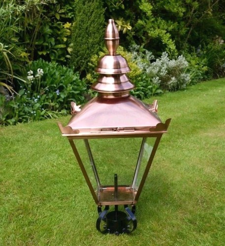 Victorian garden street lamp - garden,