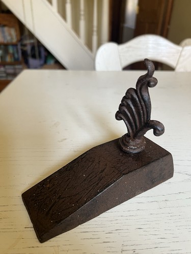 Vintage cast iron door - door, stop