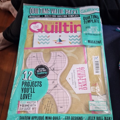 Love patchwork quilting - love,