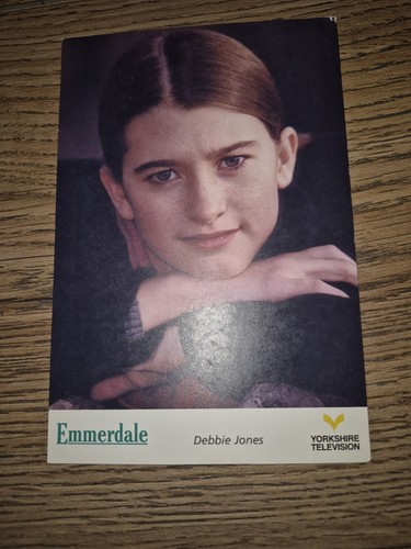 Vintage emmerdale cast card - vintage,