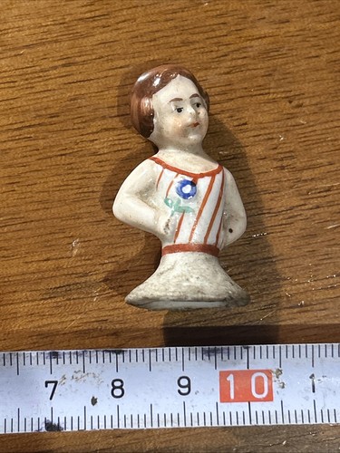 Vintage half doll - vintage, porcelain