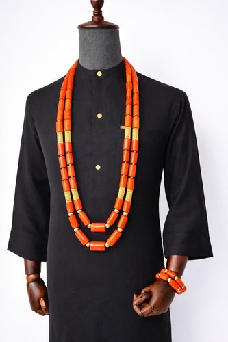 Genuine coral beads necklace - beads,