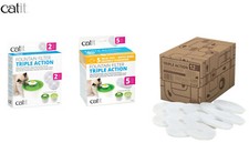 CATIT FLOWER FOUNTAIN FILTER REPLACEMENT REFILLS CAT KITTEN FRESH DRINKING WATER