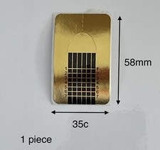 Gold Nail Forms For Builder Gel Nail Extensions Nail Art UV LED Acrylic