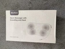 Max Kare Neck & Shoulder Massager Heat Pillow Personal Muscle Pain Relief