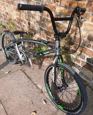 Race BMX DK Elite Silver And Green Size Pro XL