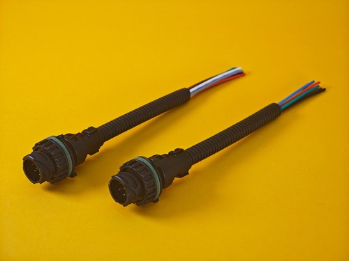 Connector plug pin male - connector, 6/7