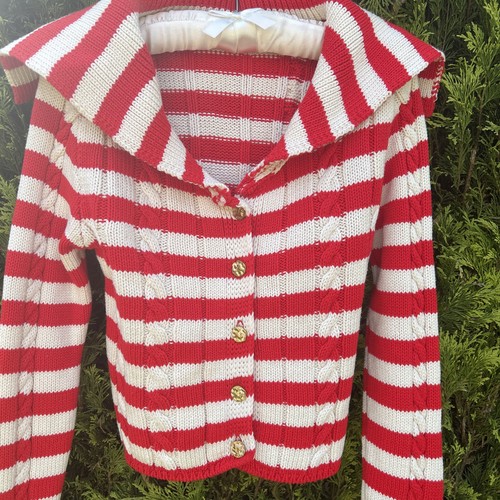 Zara cropped red white - cropped, /white