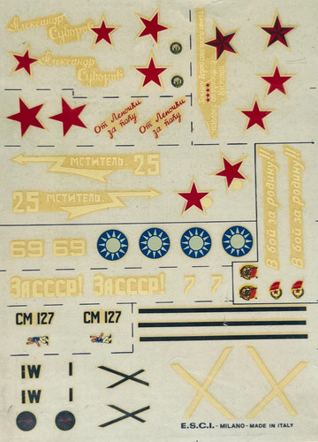 Esci decals ilyushin il 2 - ilyushin, il-2